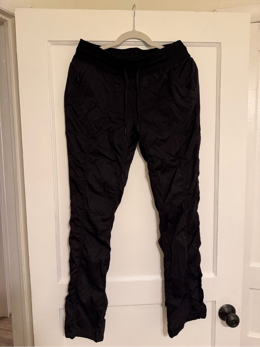 Black Drawstring Hiking Pants